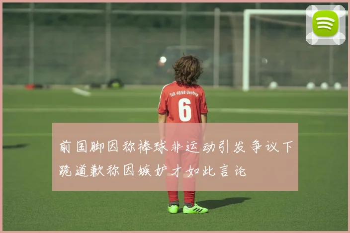 前国脚因称棒球非运动引发争议下跪道歉称因嫉妒才如此言论